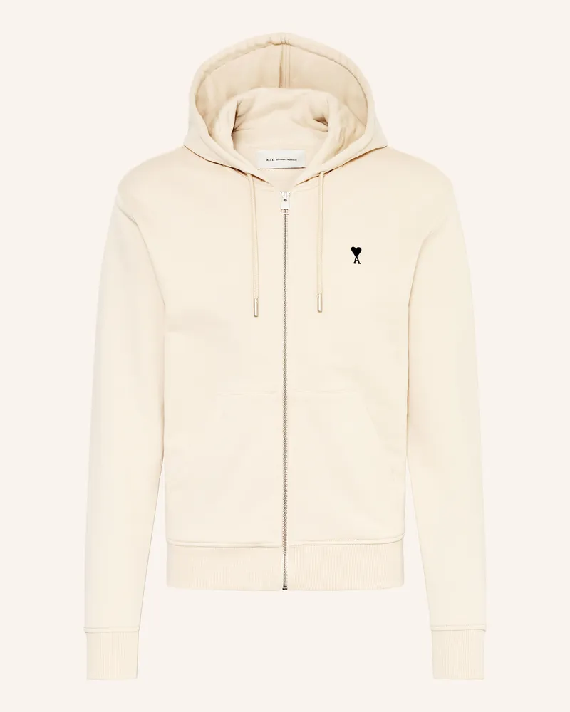 AMI Paris Sweatjacke beige Beige