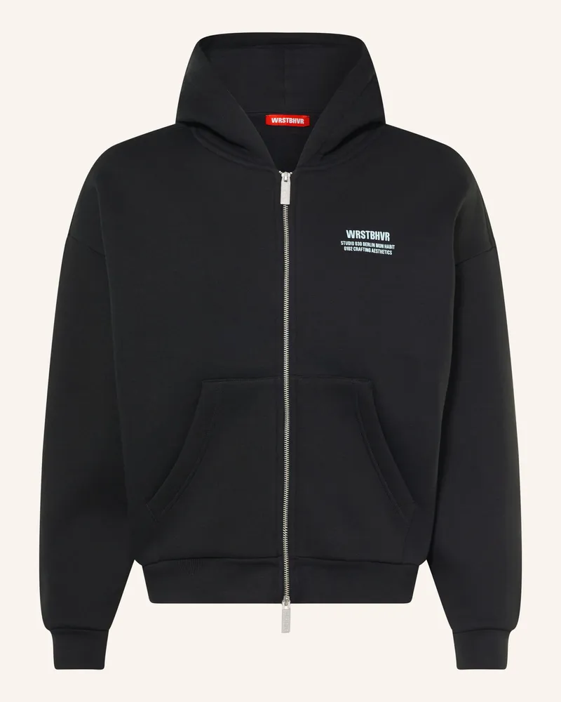 WRSTBHVR Sweatjacke Studio schwarz Schwarz