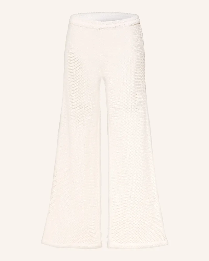 Mrs & HUGS Häkelhose Creme