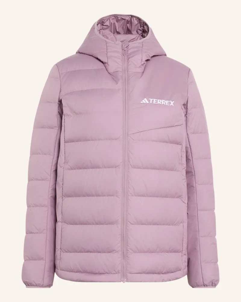 adidas Terrex Multi Light Down Climawarm Kapuzenjacke lila Lila
