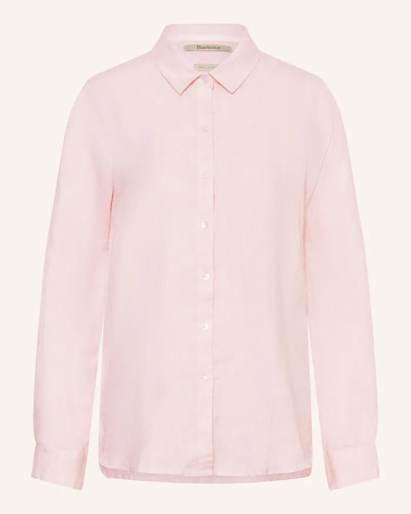 Barbour Hemdbluse MARINE aus Leinen Rosa