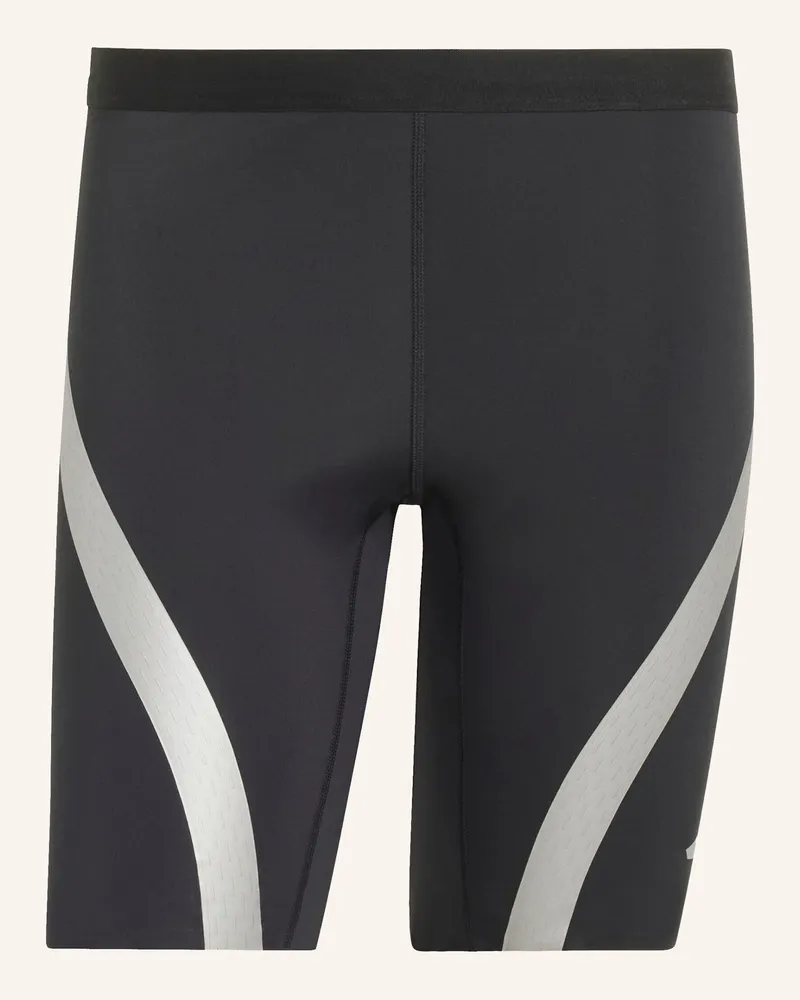 adidas Adizero Pro Techfit Laufleggings, Kurz schwarz Schwarz