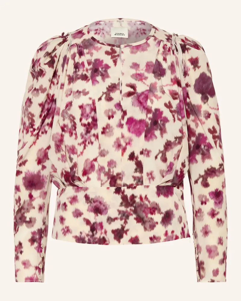 Isabel Marant Blusenshirt Zarga Aus Seide rosa Fuchsia