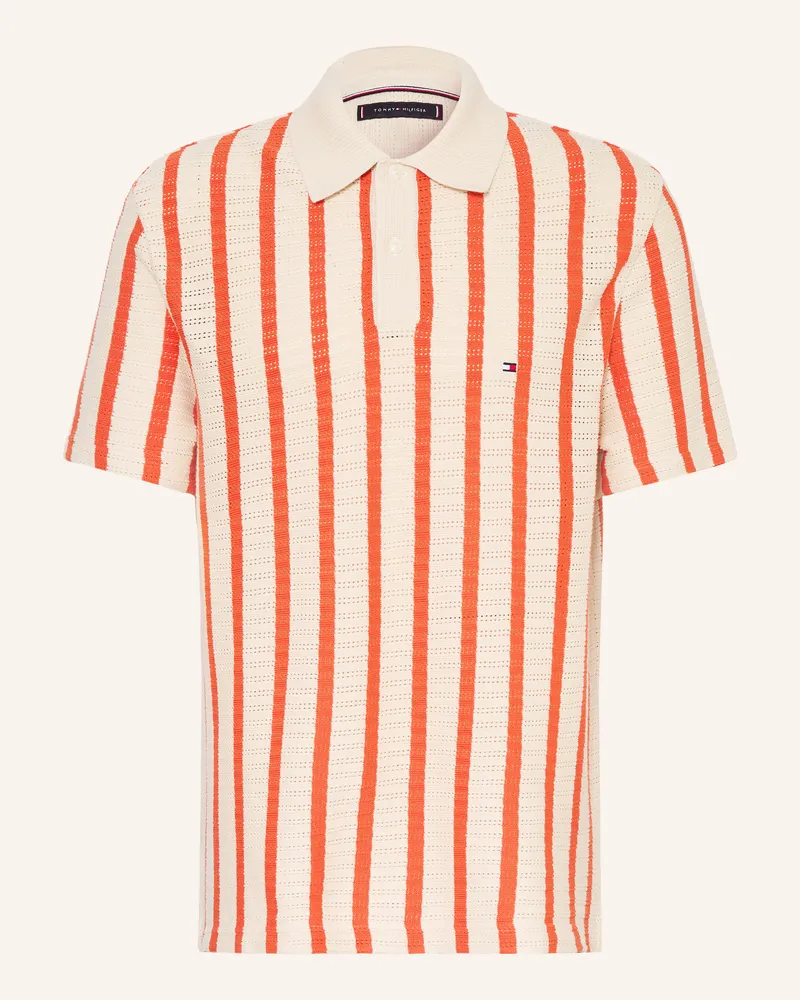 Tommy Hilfiger Strick-Poloshirt Classic Fit orange Orange