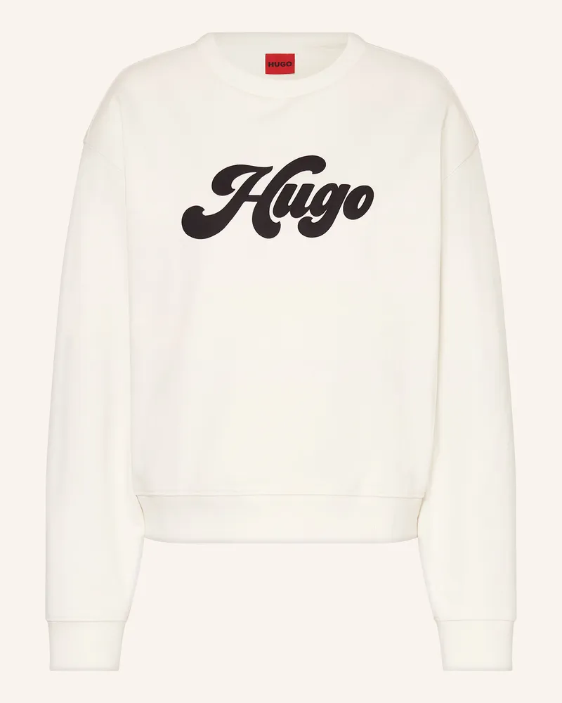 HUGO BOSS Sweatshirt DEROXINA Weiss