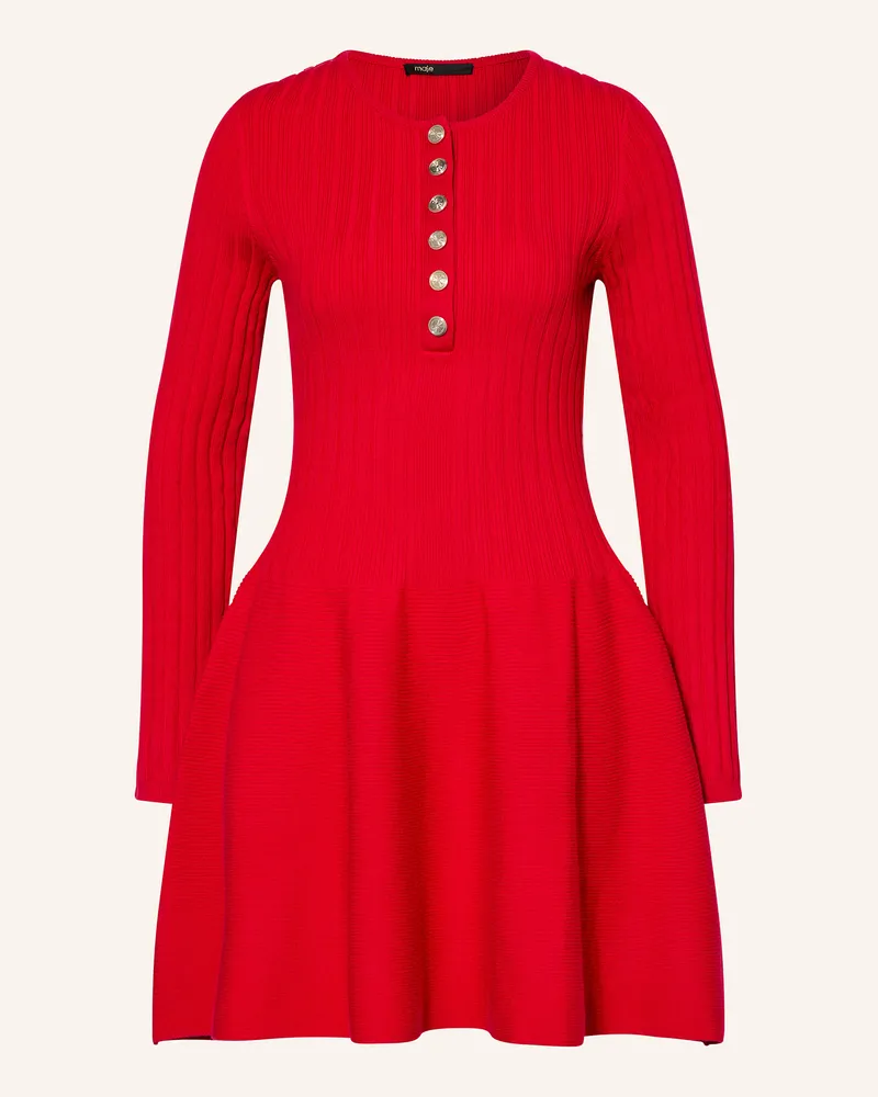 Maje Strickkleid Rot