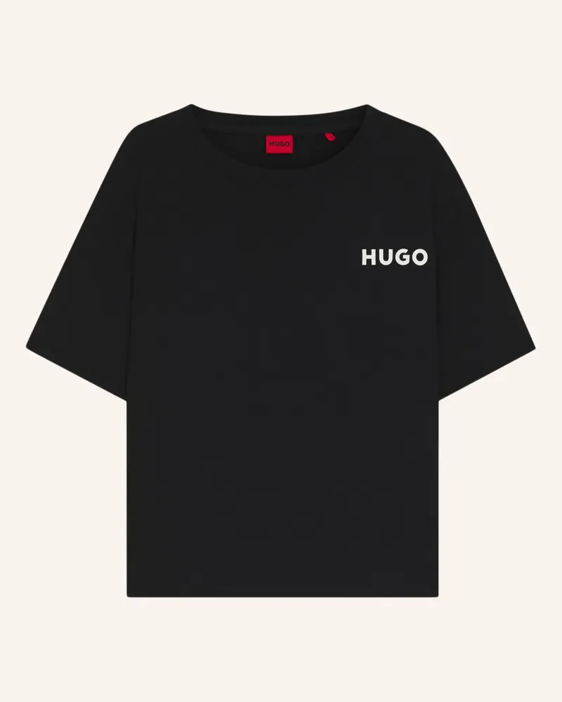 HUGO BOSS Pyjama-Oberteil UNITE_T-SHIRT Relaxed Fit Schwarz