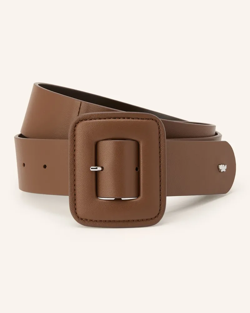 Max Mara Ledergürtel Brio braun Braun