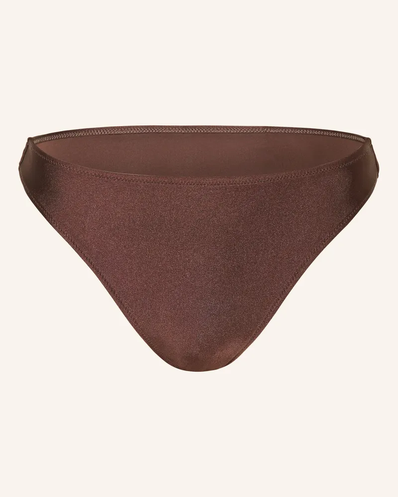 Mrs & HUGS Basic-Bikini-Hose braun Dunkelbraun