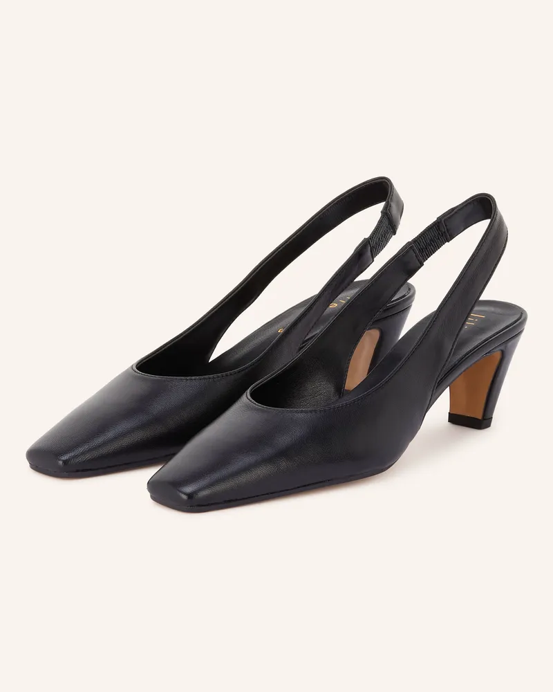 lilienfels Slingpumps Schwarz