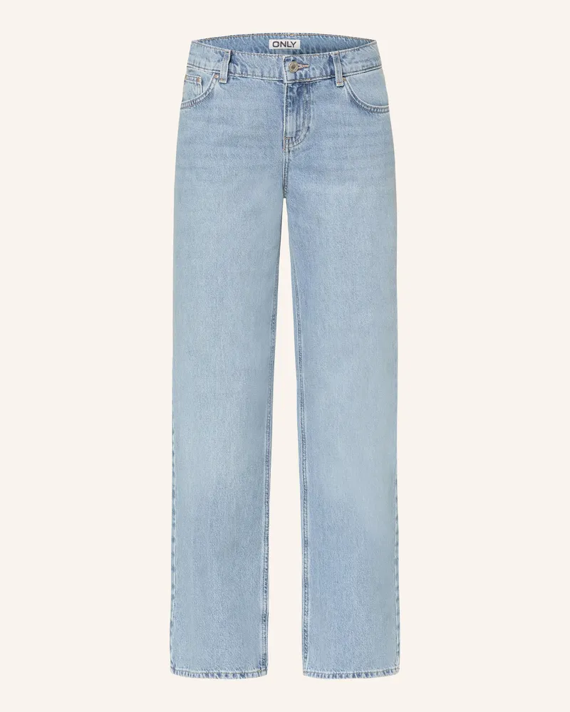 only Wide Leg Jeans blau Light