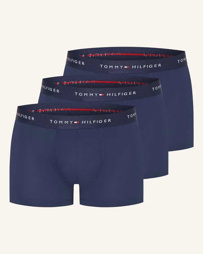 Tommy Hilfiger 3er-Pack Boxershorts blau Dunkelblau