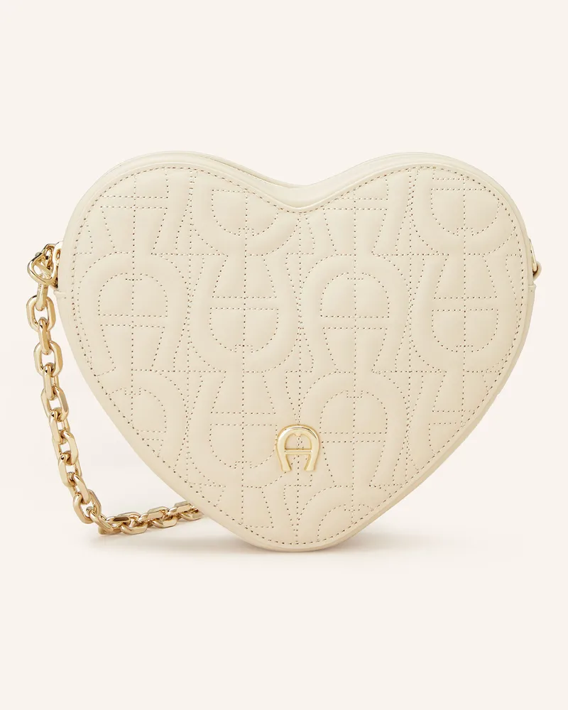 Aigner Umhängetasche Heart weiss Creme
