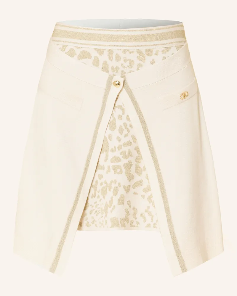 Liu Jo Rock mit Glitzergarn Creme