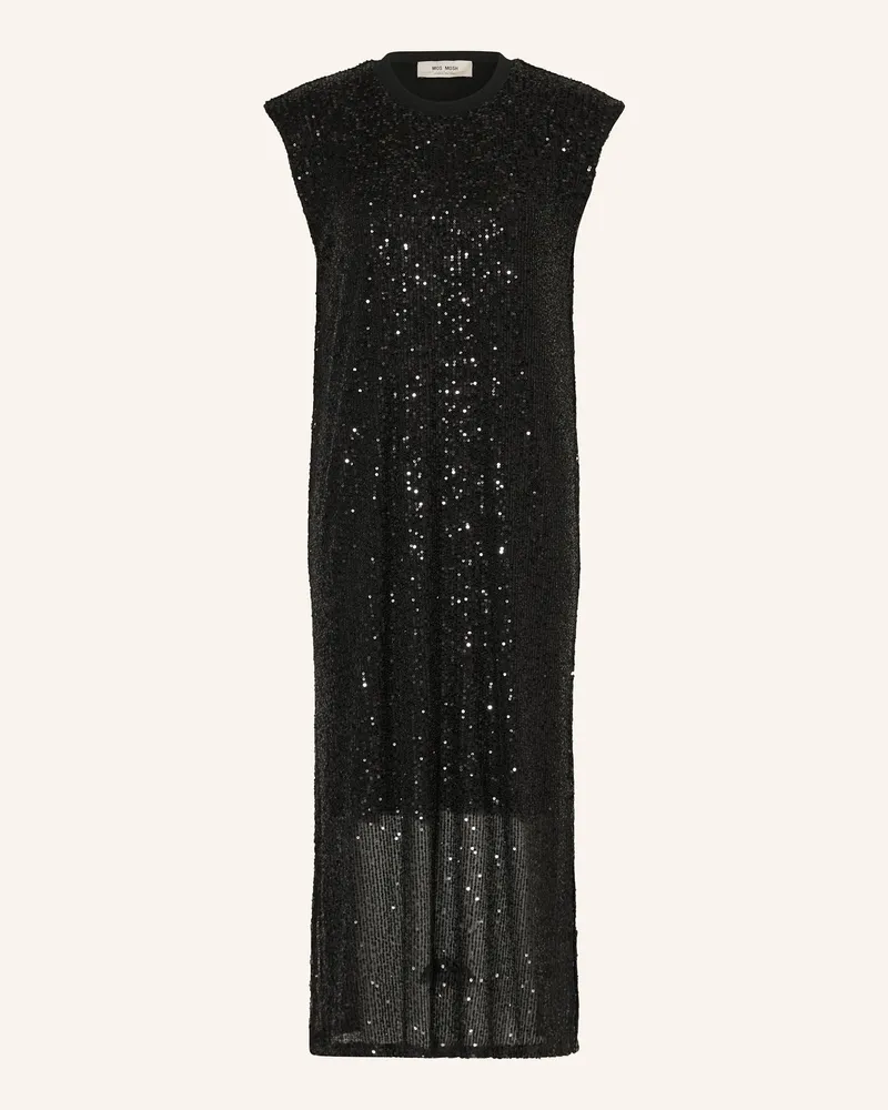 Mos Mosh Kleid Mmaran Mit Pailletten schwarz Schwarz