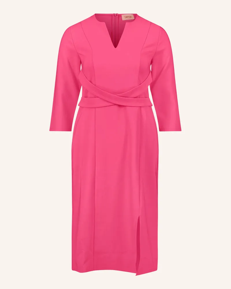 Cartoon Etuikleid Mit 3/4-Arm pink Pink