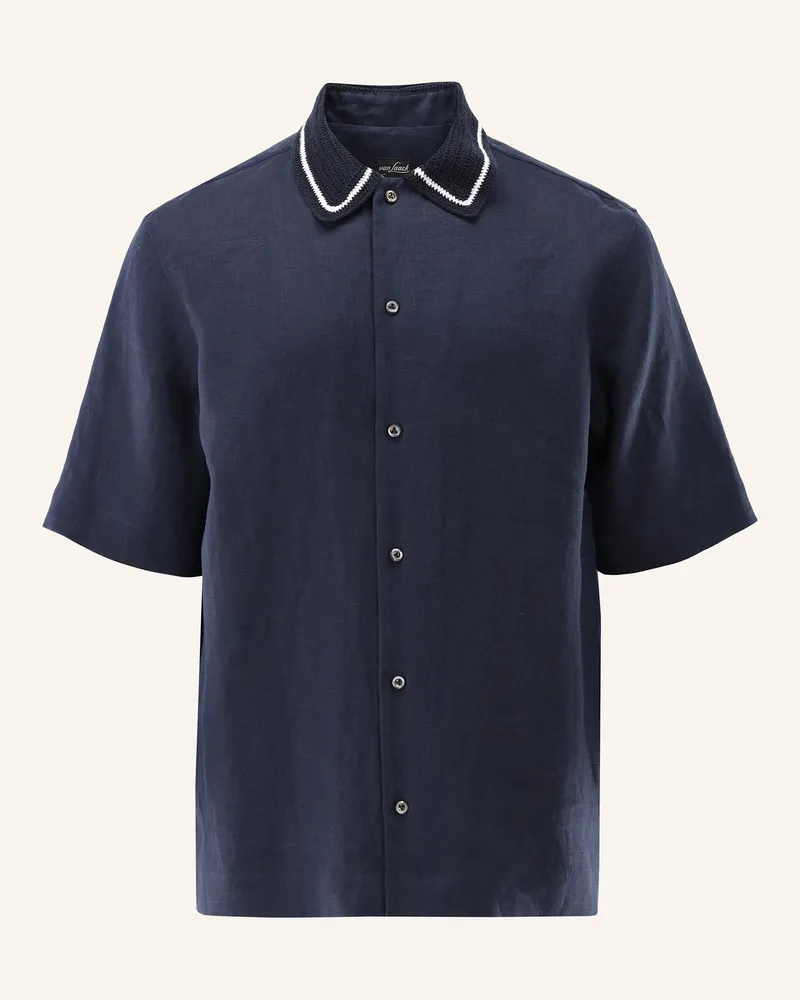 van Laack Hemd Tailor Fit blau Dunkelblau