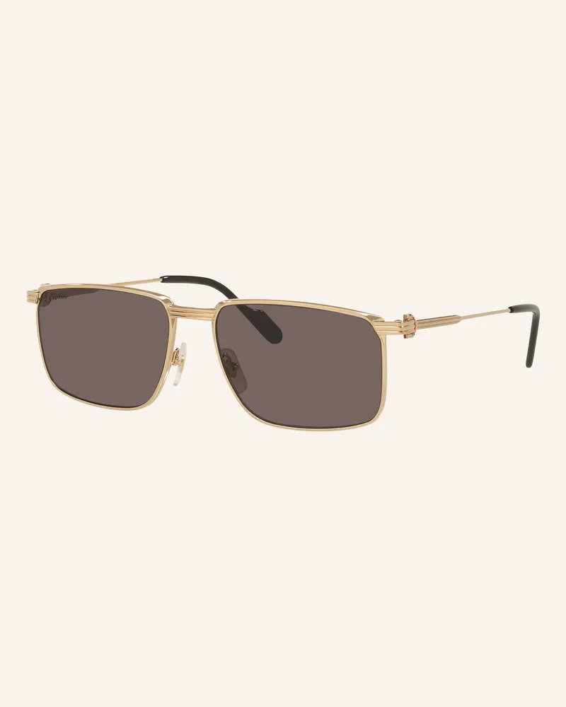 Cartier Sonnenbrille ct0534s gold Gold