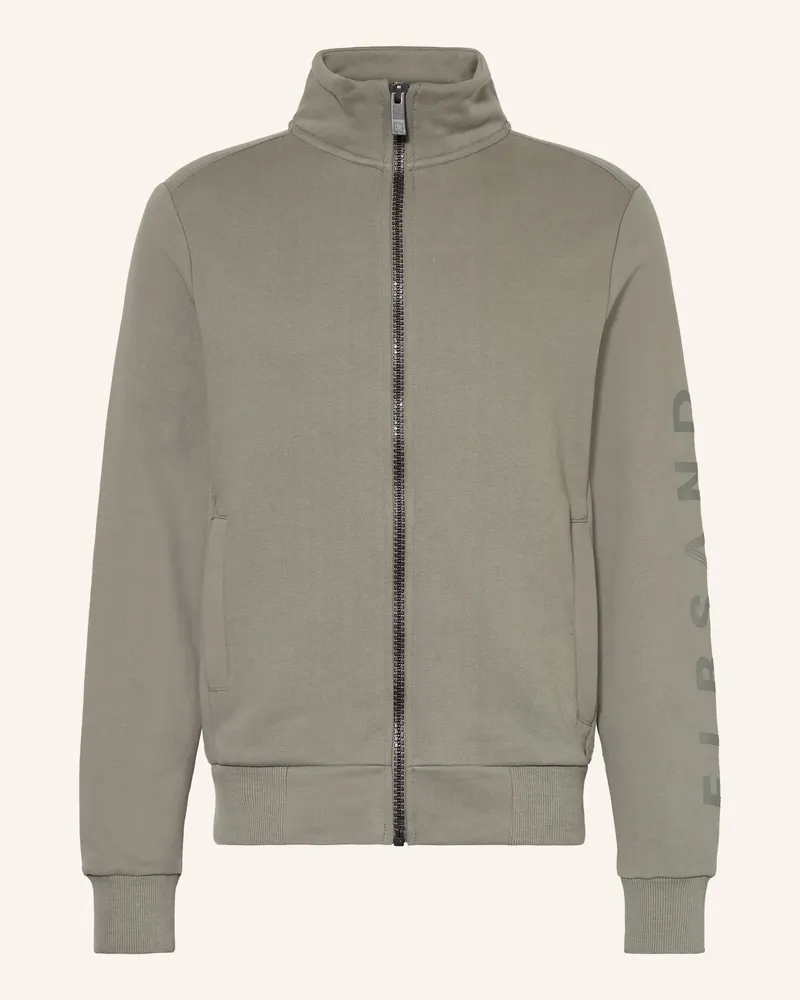 ELBSAND Sweatjacke Levin gruen Grau