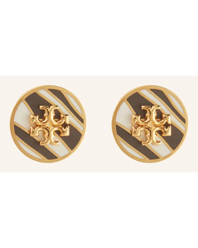 Tory Burch Ohrstecker KIRA ENAMEL Gold