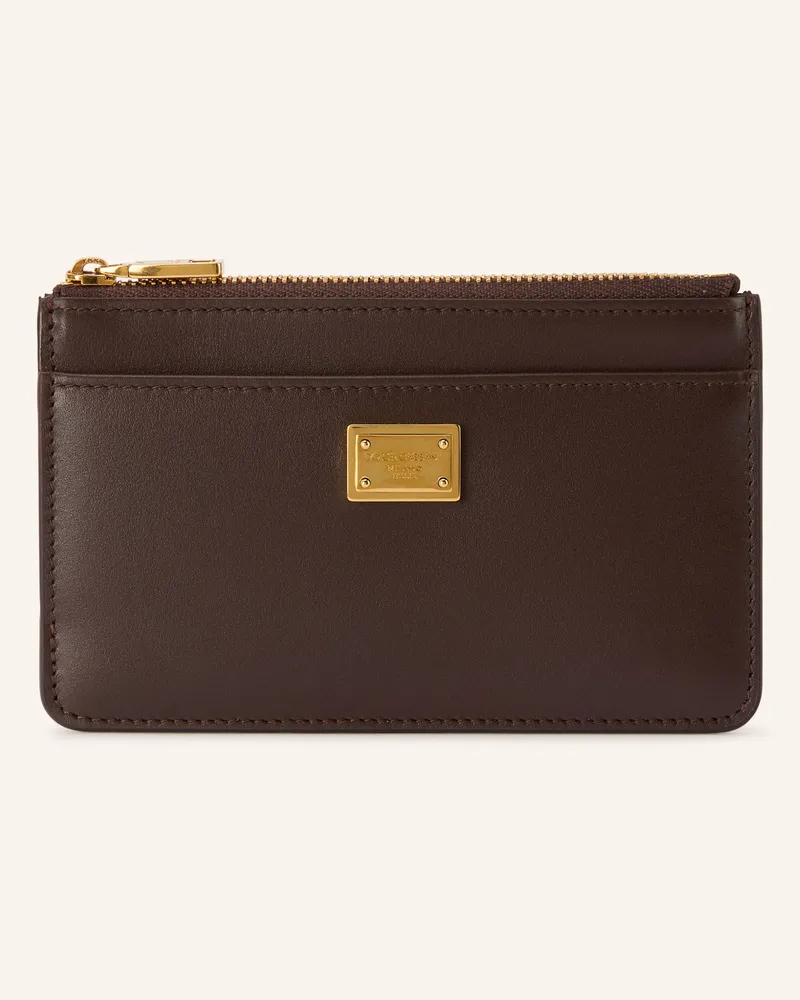 Dolce & Gabbana Kartenetui braun Dunkelbraun
