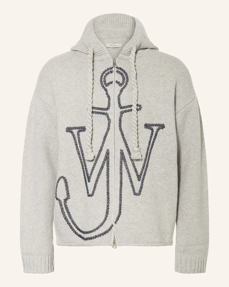 J.W.Anderson Strickjacke Hellgrau