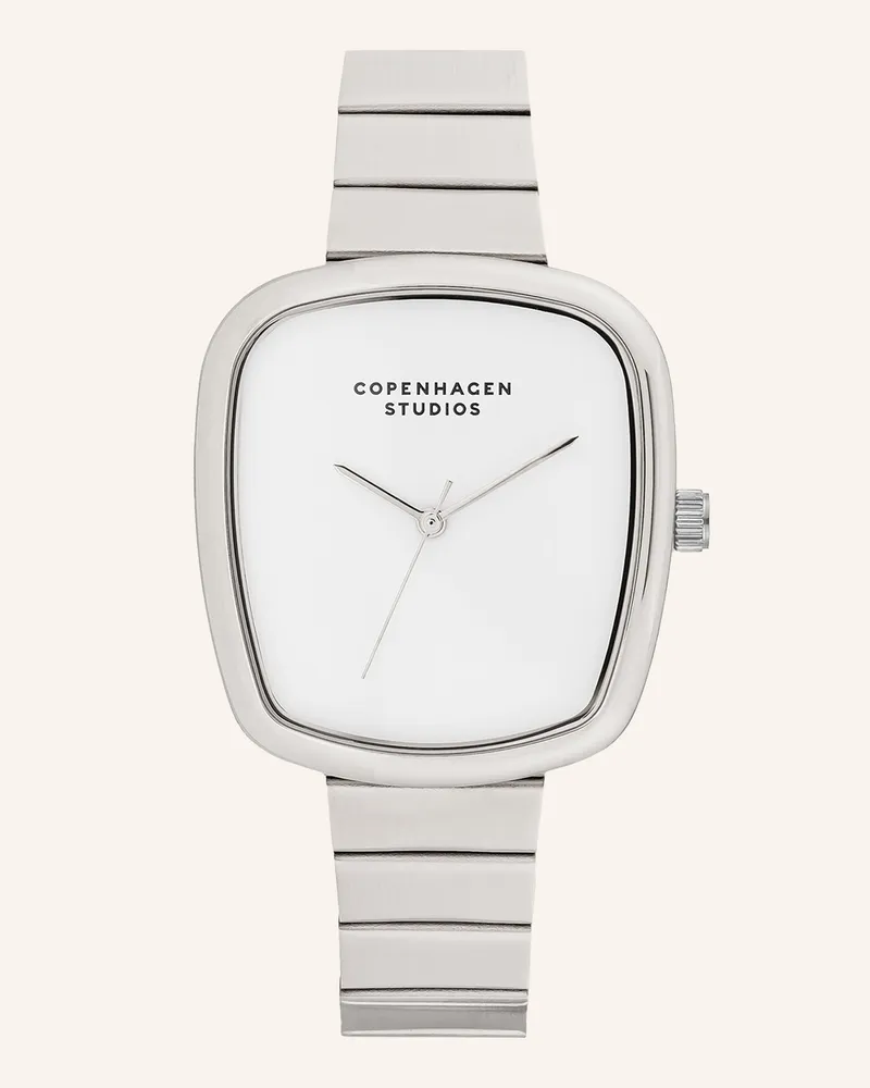 Copenhagen Armbanduhr  aus  Edelstahl Silber