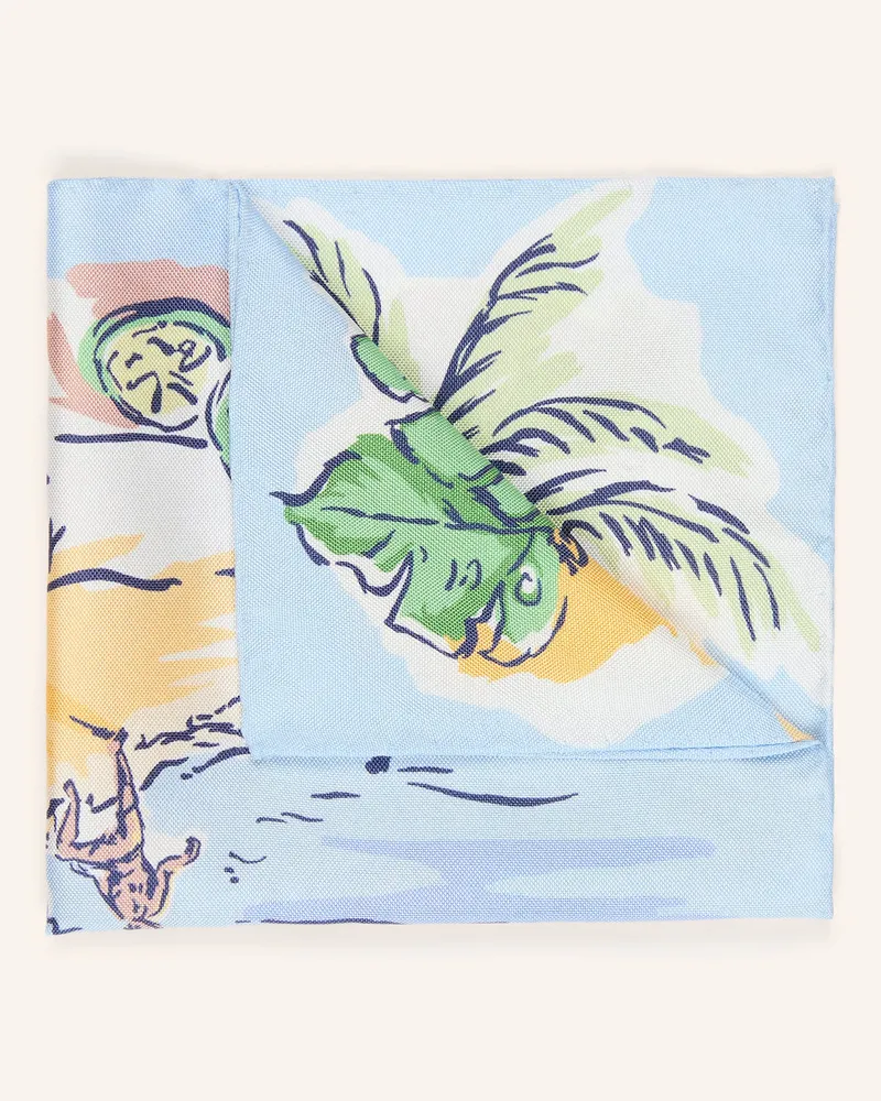 Eton Einstecktuch blau Grün