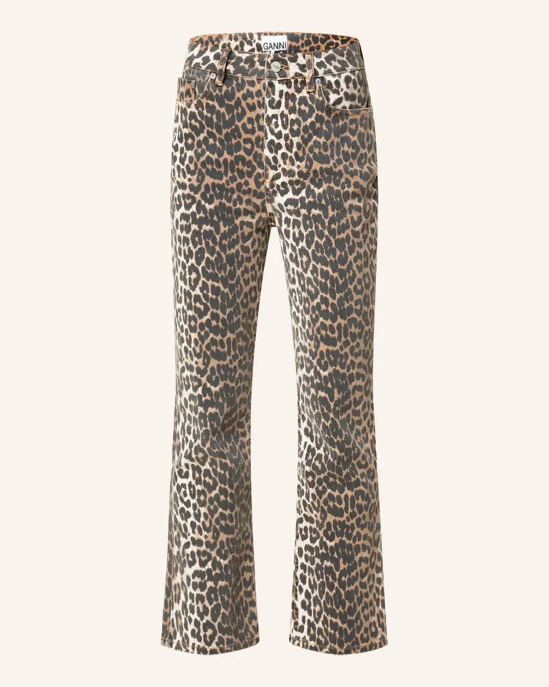 Ganni 7/8-Jeans beige 943