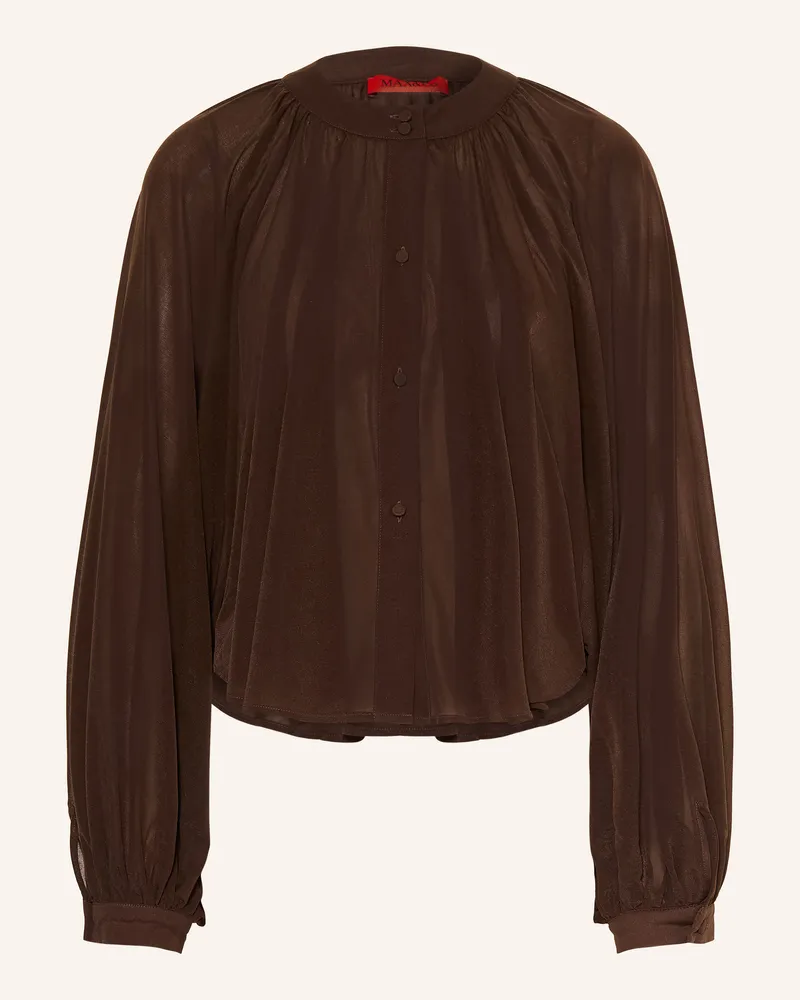 MAX&Co. Bluse Ghiglia braun Dunkelbraun
