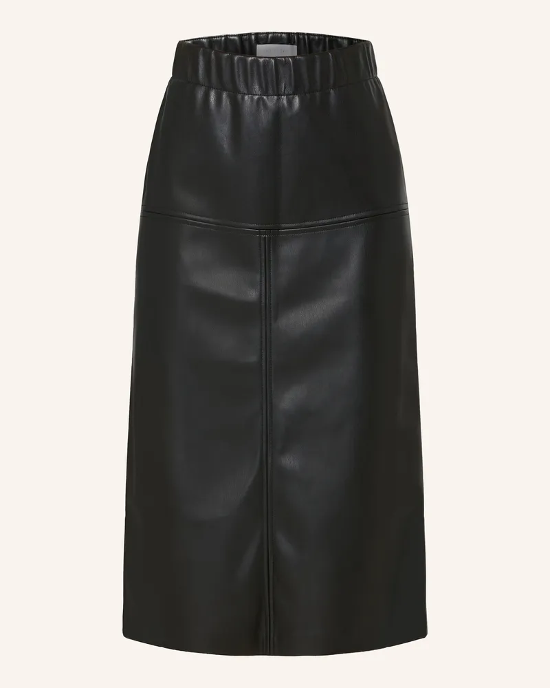 Rich&Royal Rock In Lederoptik schwarz Schwarz