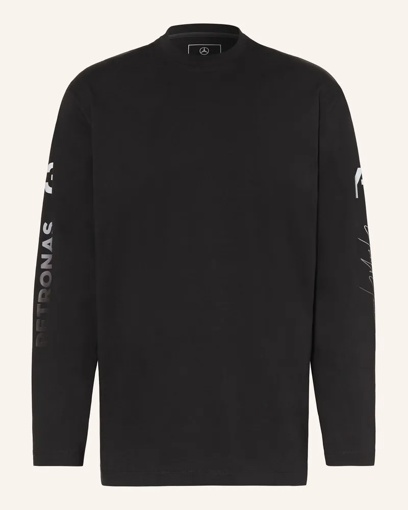 Y-3 Longsleeve MERCEDES - AMG PETRONAS FORMULA ONE TEAM Schwarz