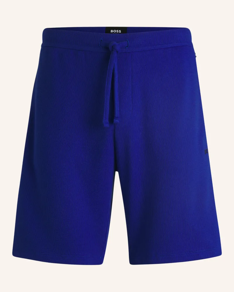 HUGO BOSS Schlafshorts Blau