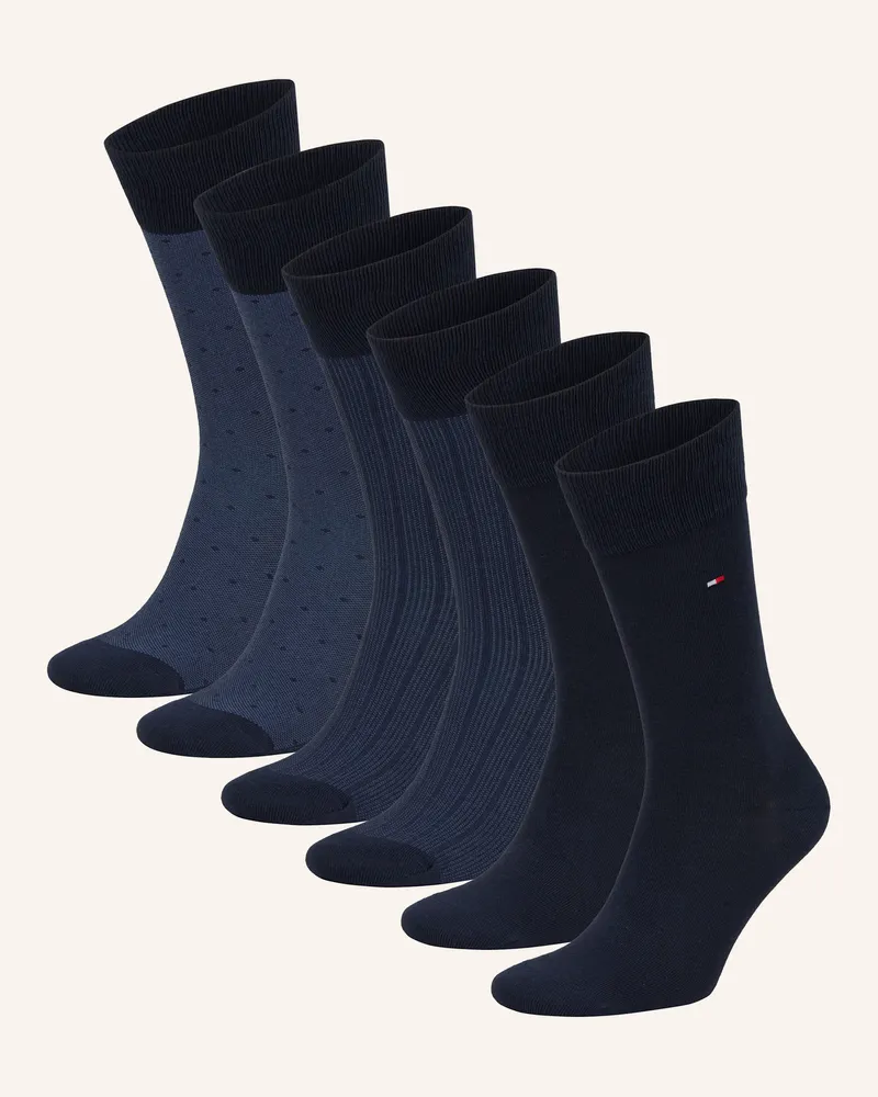 Tommy Hilfiger 6er-Pack Socken Mit Geschenkbox blau 001