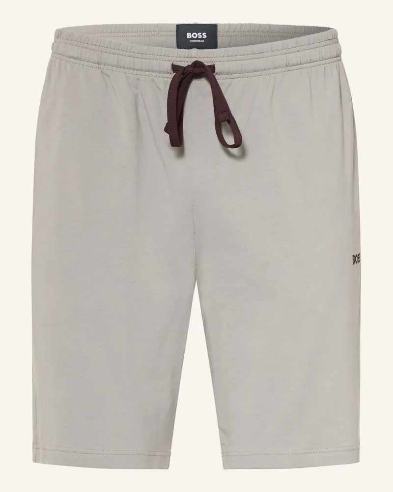 HUGO BOSS Lounge-Shorts Mix&Match beige Hellgrün