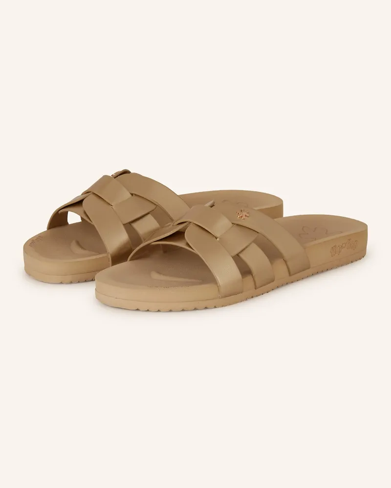 flip-flop Pantoletten TOSCANY Gold