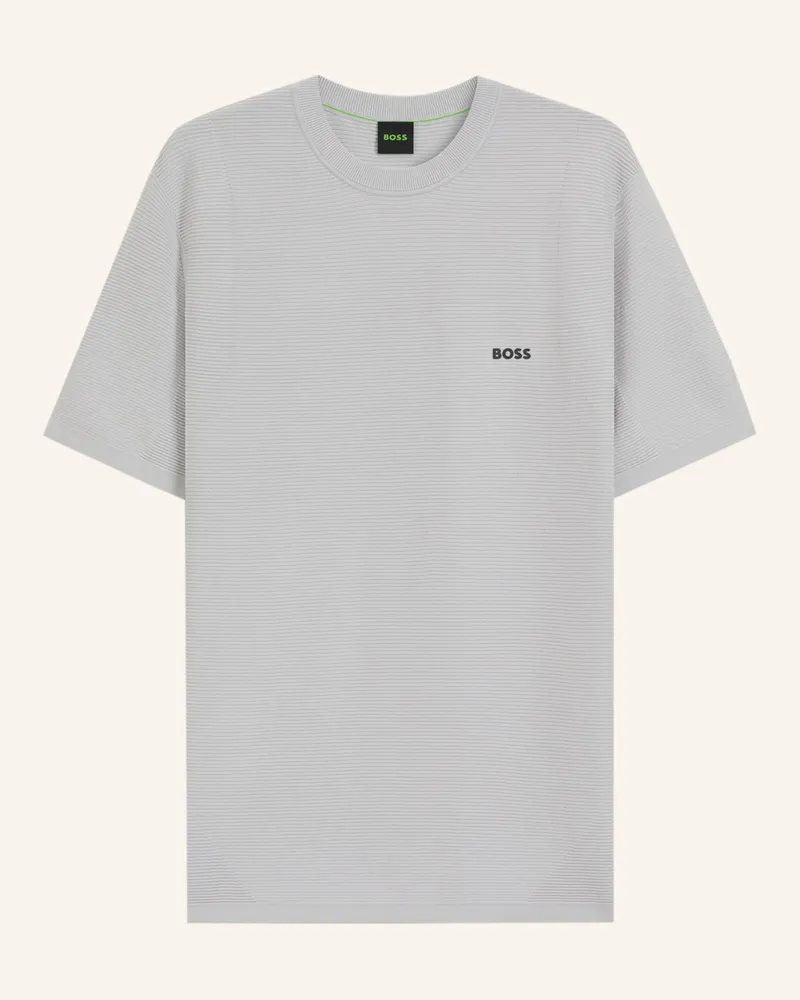 HUGO BOSS Pullover K_URBAN COMMUTER T Regular Fit Hellgrau