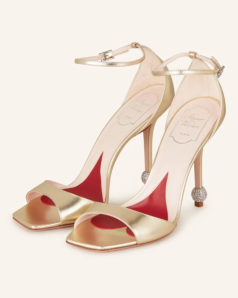 Roger Vivier Sandaletten Gold