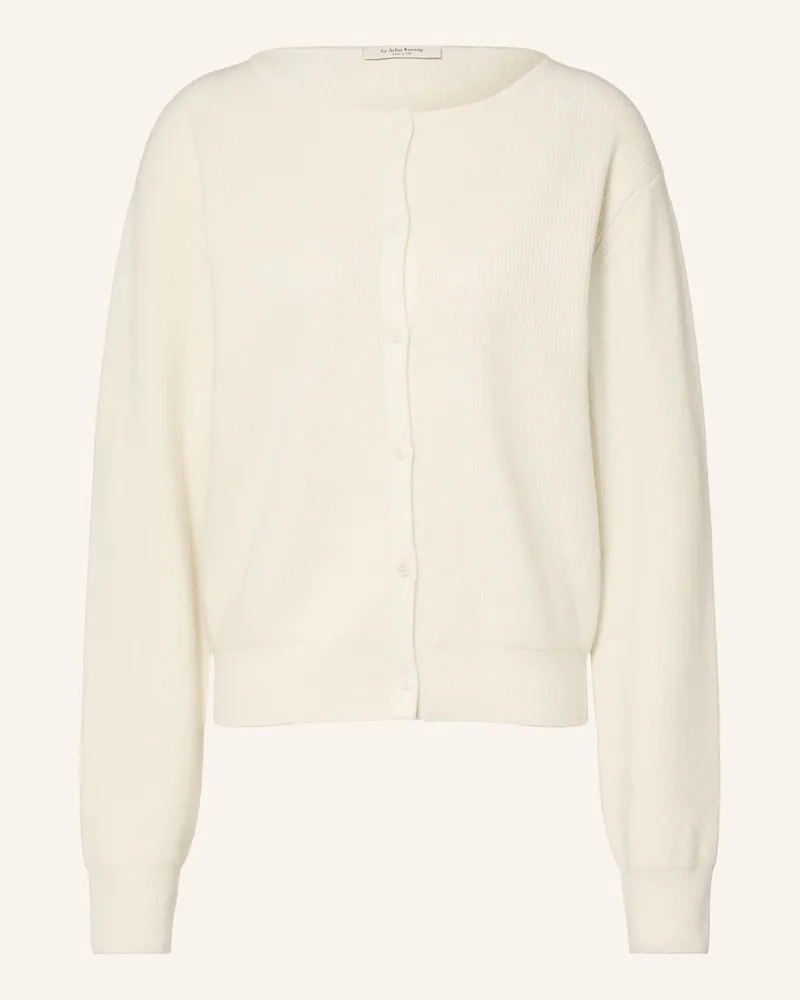 by Aylin Koenig Strickjacke Sofie Mit Merinowolle weiss Ecru