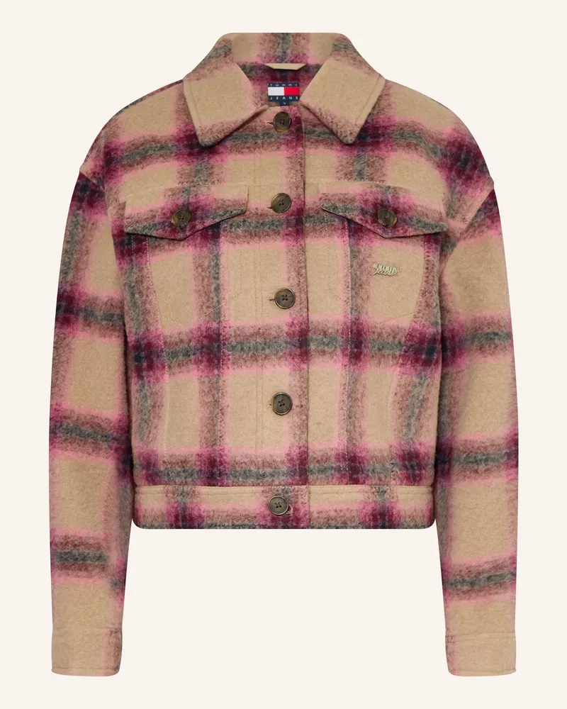 Tommy Hilfiger Kastenjacke Hellbraun