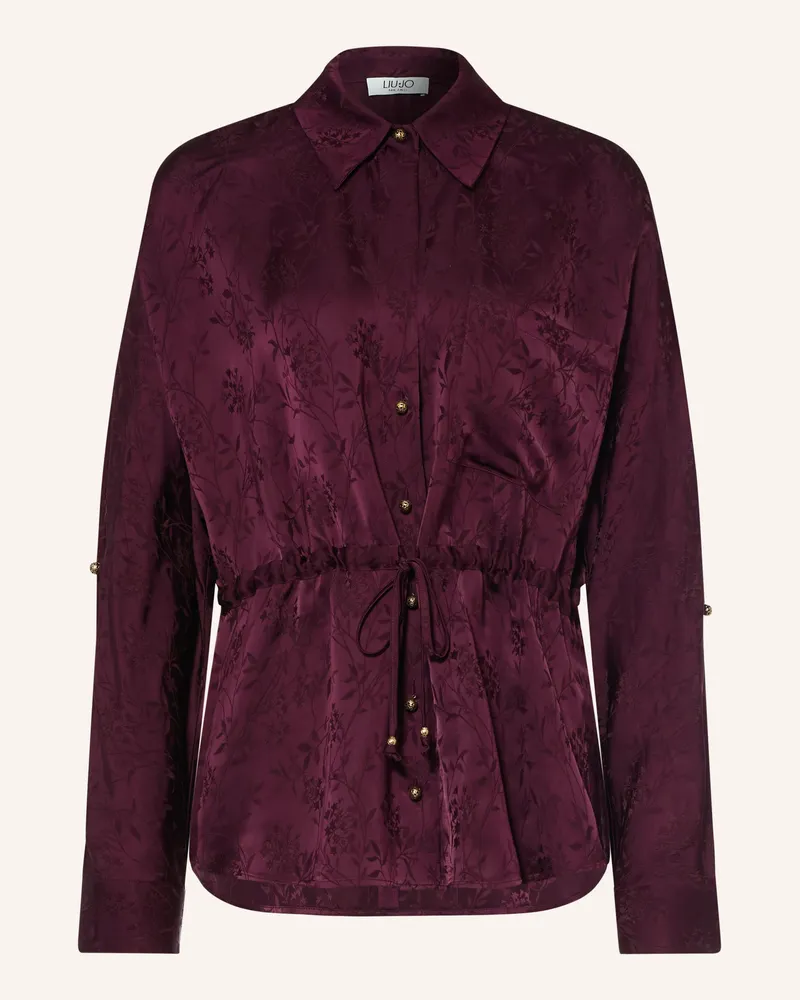 Liu Jo Hemdbluse Aus Jacquard rot Dunkelrot