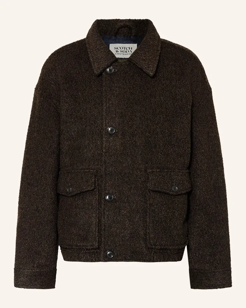 Scotch&Soda Overjacket Dunkelbraun