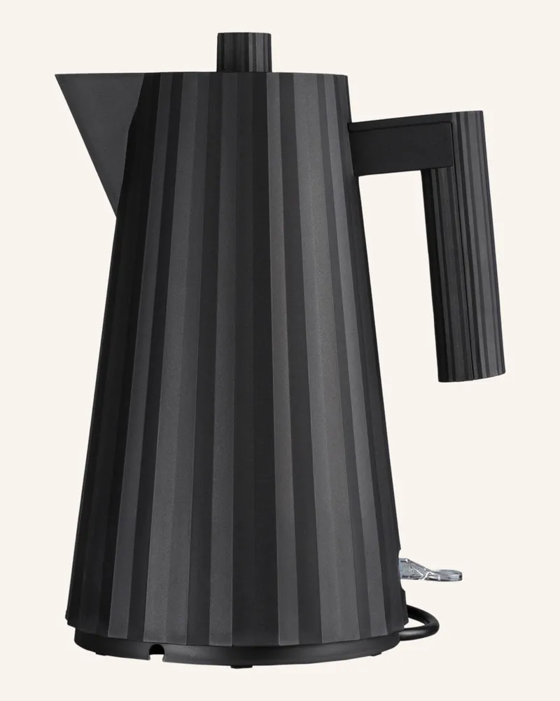 Alessi Wasserkocher Plissé schwarz Schwarz