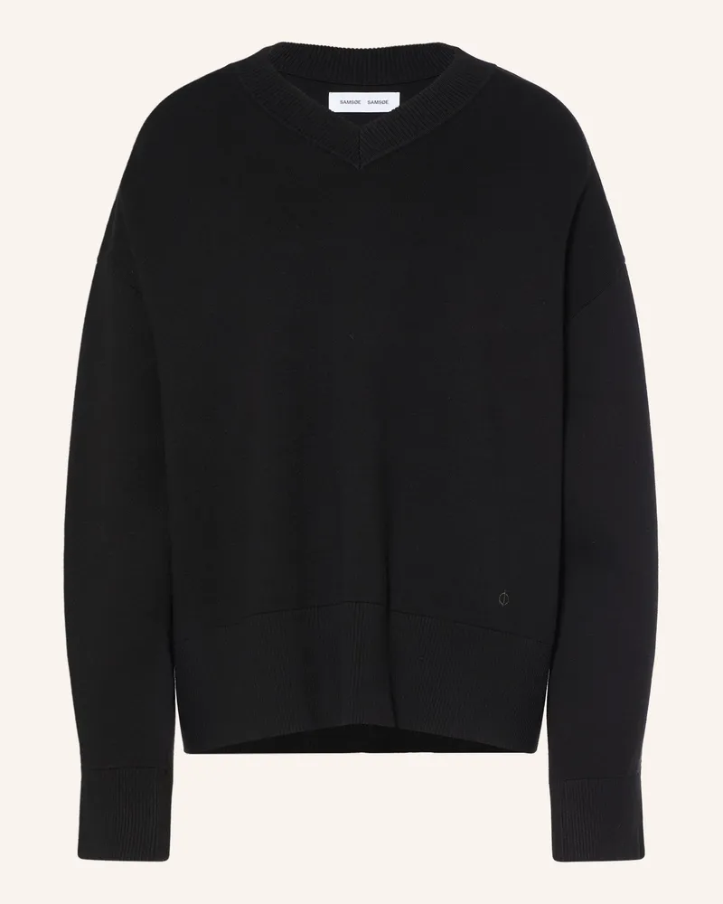 Samsøe & Samsøe Pullover Salissy schwarz Schwarz