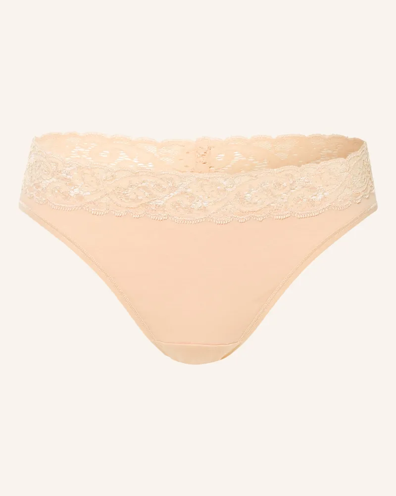 Hanro Slip Moments beige Hellorange