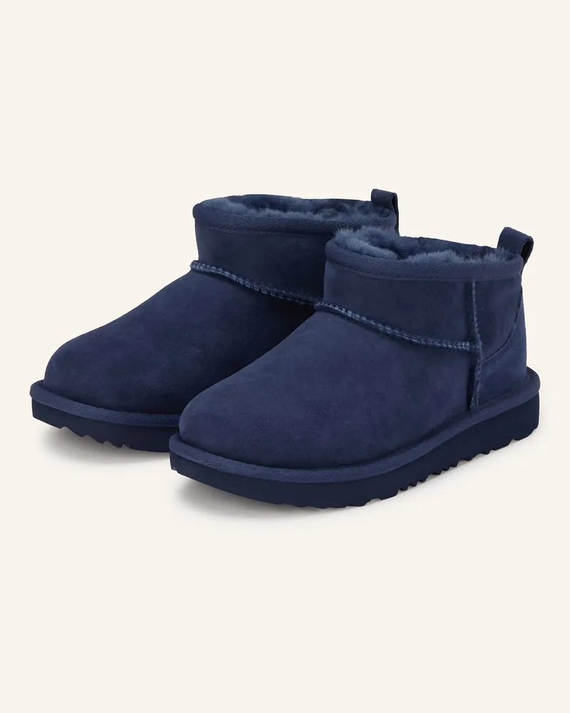 UGG Boots Classic Ultra Mini blau Dunkelblau