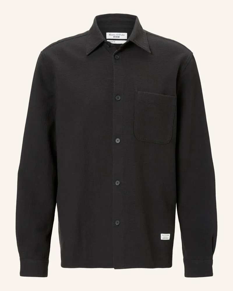 Marc O'Polo Hemd Schwarz