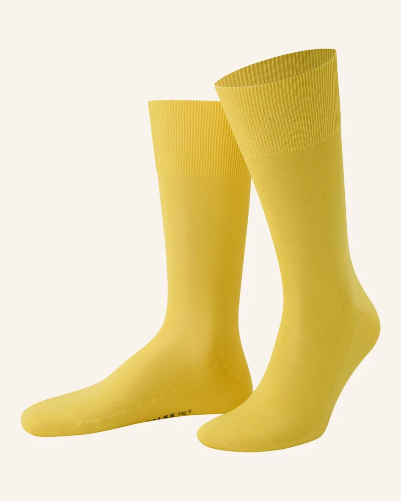 Falke Socken Luxury No. 9 gelb 1330