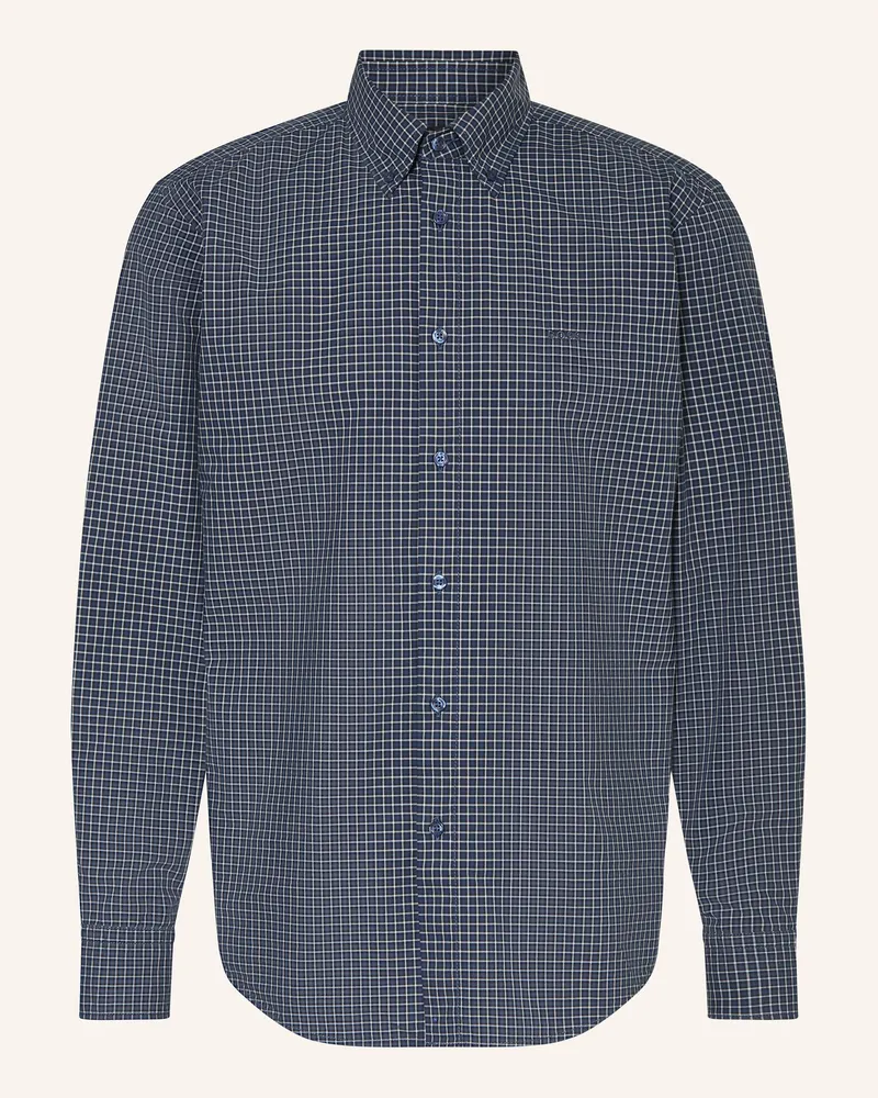 HUGO BOSS Hemd Regular Fit blau Blau