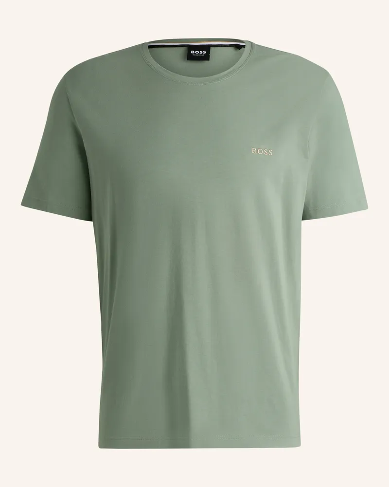 HUGO BOSS Loungewear Oberteil MIX&MATCH T-SHIRT R Regular Fit Hellgrün